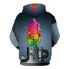 Men Winter Vortex Hypnosis Colorful Style 3D Printed Hoodie | Vimost Shop.