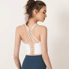 Solid Spaghetti Straps Yoga Gym Crop Tops Women Quick Dry | Vimost Shop.