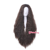 Moana Cosplay Wigs Princess Cosplay Long Curly Dark Brown Wig Halloween Heat Resistant Synthetic Hair | Vimost Shop.