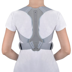 Silver Adjustable Back Posture Corrector Back Pain Relief Belt Spine Waist Support Correction Straps Posture Belt For Men Women | Vimost Shop.