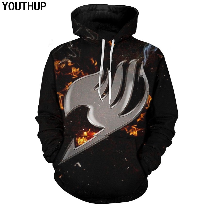 3d Hoodies Symbol Print Anime Hooded Sweatshirts Men Cool Cartoon Hoodies 3d Pullovers Cosplay Tops Men | Vimost Shop.