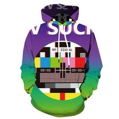 Men Women 3d Colorful 3D Print Geometric Hoodie | Vimost Shop.