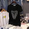 Hot Drilling T Shirt Short Sleeve Cotton Summer T-Shirts Women O-Neck Casual Tops Tees | Vimost Shop.