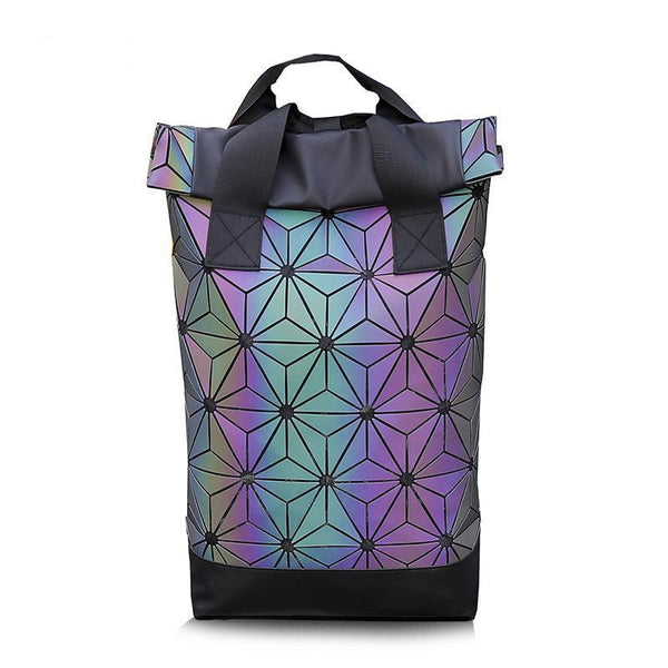 Men Women Luminous Geometric Fashion Large Capacity Backpack | Vimost Shop.