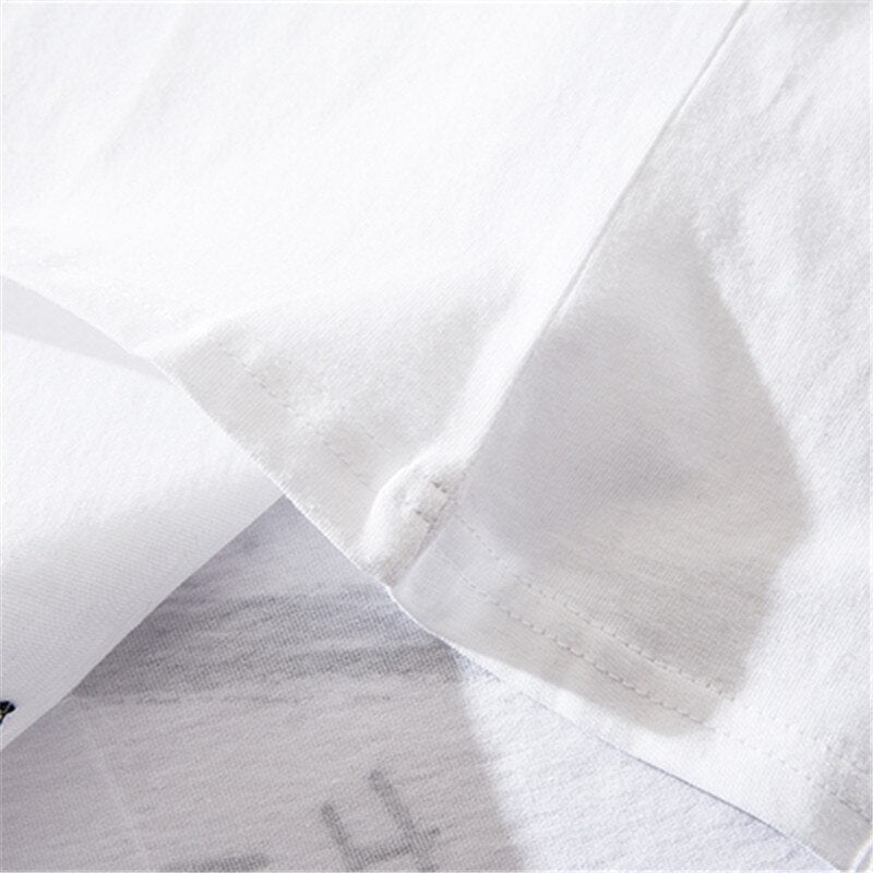 Japanese Style Crane Printed Cotton T Shirts 2019 Harajuku Mens Summer Oversize Graffiti Tops & Tees | Vimost Shop.