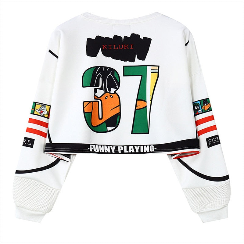 Women Femme Cartoon Print Harajuku Sweatshirts | Vimost Shop.