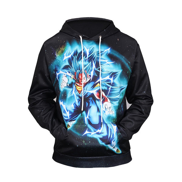 New hoodie cartoon Dragon Ball  print hooded sweater | Vimost Shop.