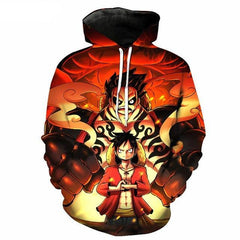 3D Print Anime One Piece Monkey Luffy Hoodies | Vimost Shop.