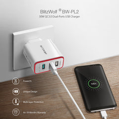 30W QC3.0 FCP 3 Ports Universal USB Charger Travel Wall Charger EU Adapter for iPhone For Huawei For Xiaomi | Vimost Shop.