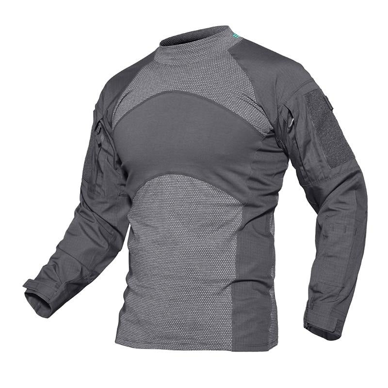 Mens T-shirts Long Sleeve Cotton Camouflage Tactical T Shirts Military Army Tshirts Man Airsoft Clothing | Vimost Shop.