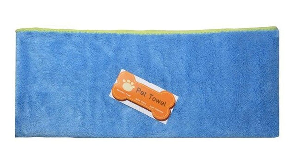 Microfiber Dog Pet Bath Drying Towel With Pockets Cleaning Towel Ultra Absorbent For Cat Large Shower Embroidered 1 PCS | Vimost Shop.