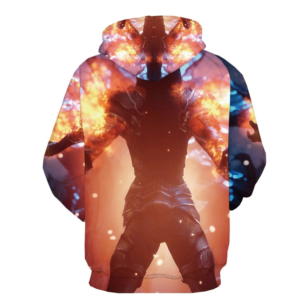 Flame Character Metal Military Colorful 3d Printed  Hoodie | Vimost Shop.