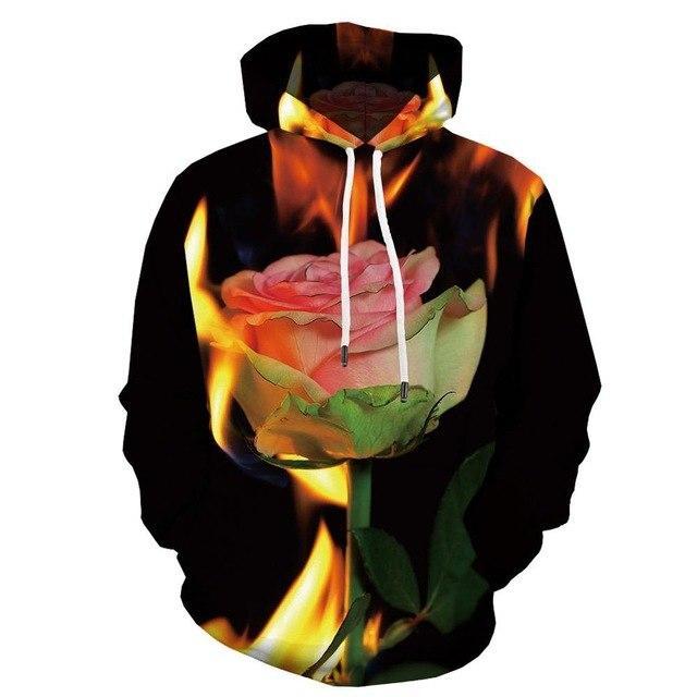 Flame Character Metal Military Colorful 3d Printed  Hoodie | Vimost Shop.