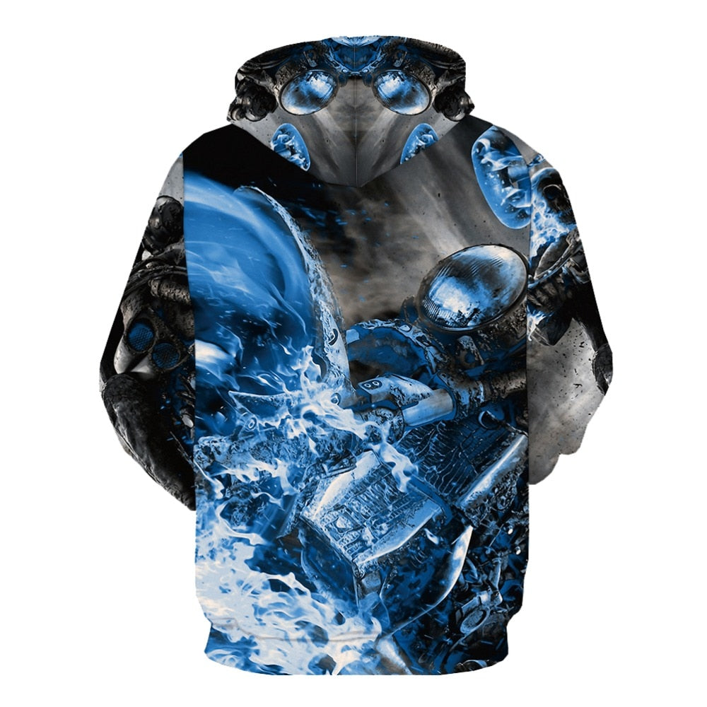 Flame Character Metal Military Colorful 3d Printed  Hoodie | Vimost Shop.