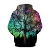 Galaxy Tree  3d Print  Hoody Tracksuit Streetwear | Vimost Shop.