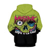 Plus Size Skull  3d Hooded Sweatshirt  Long Sleeve | Vimost Shop.
