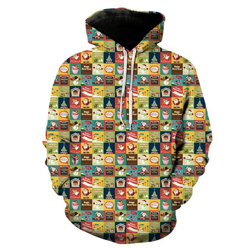 New Fashion Cute Christmas Long Sleeve 3D Hoodies | Vimost Shop.