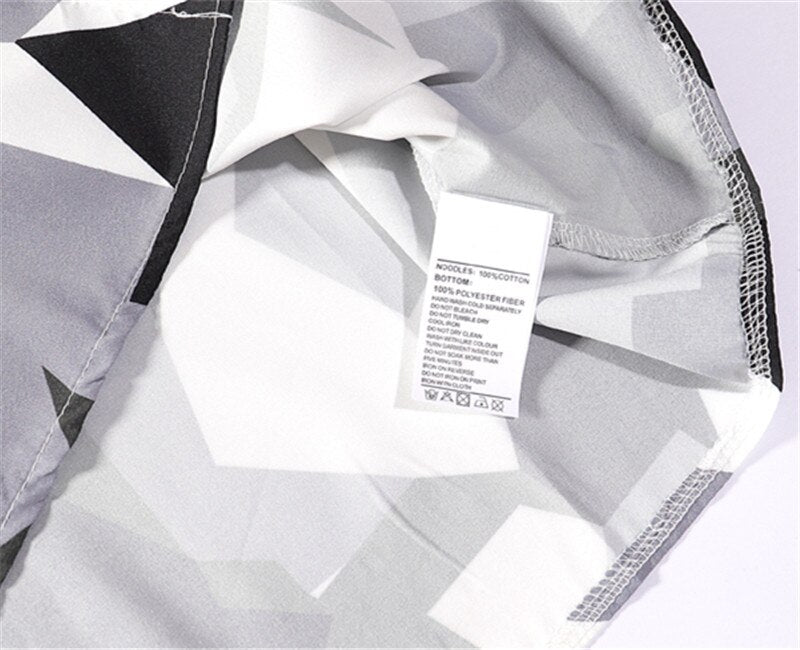 Mens Streetwear Geometry Short Sleeve Shirts Harajuku Hawaiian Pink Grey Shirt Hip Hop Casual Loose Shirt | Vimost Shop.