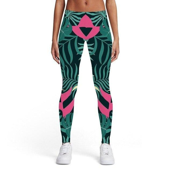 Rainbow Leggings Women Colorful Sport Psychedelic Sexy Stripes Printed pants | Vimost Shop.