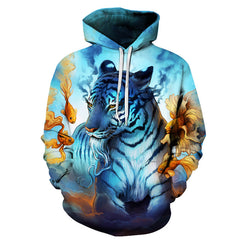 3D print Tiger harajuku funny Hoodies | Vimost Shop.