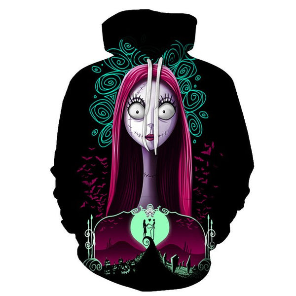 3d print Halloween Funny Broom Witches Hoodies | Vimost Shop.