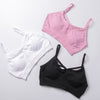 Women's Removable Pads Cross Strappy Back Seamless Yoga Bra Top