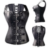 Wholesale Steampunk Corset Steel Boned Lace up Body Sexy Overbust Women Corsets and Bustiers Black Dress Plus Size S-6XL Top | Vimost Shop.
