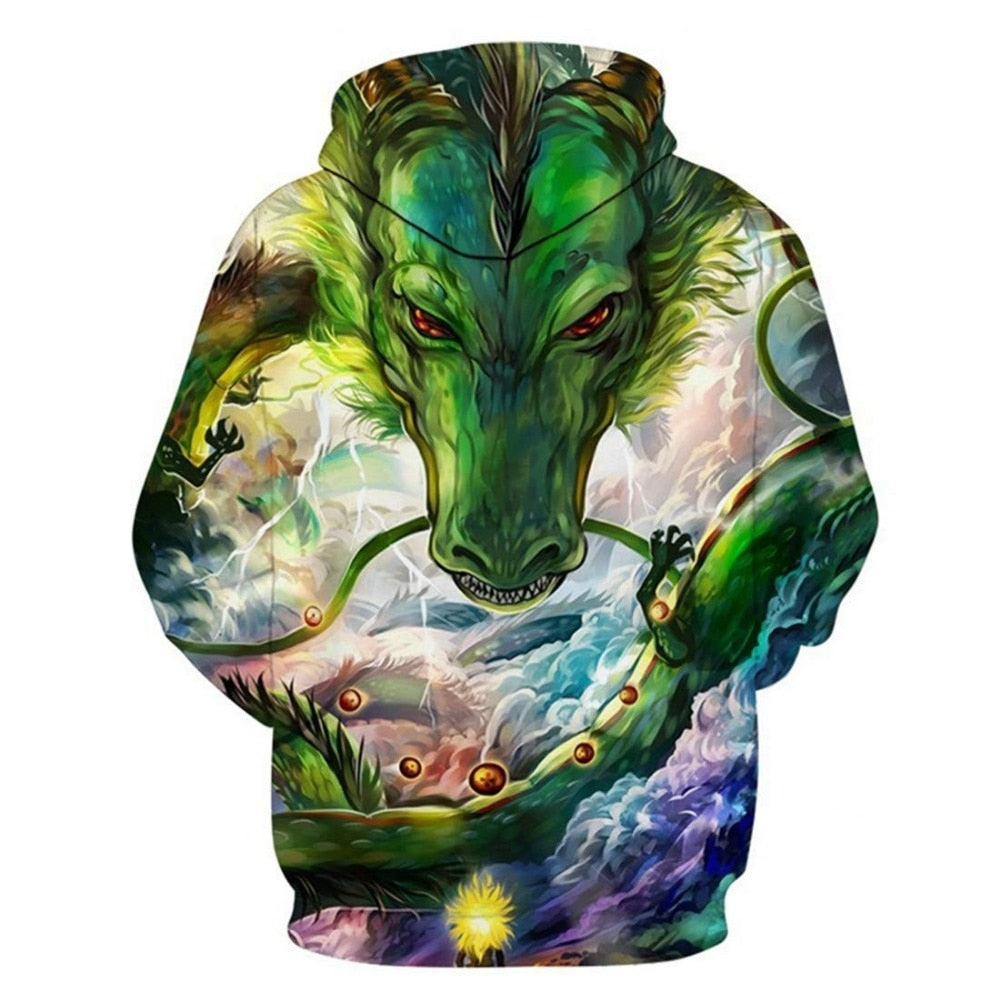 Dragon Ball Z Goku 3D Hoodies Anime Hoodie Unisex 3D Print Fashion Streetwear Hip Hop Punk Hoodies Harajuku Hooded Plus Size - Vimost Shop
