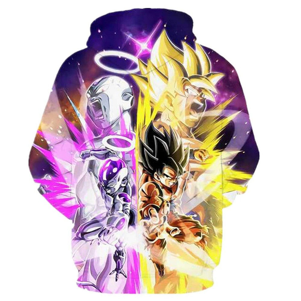 Dragon Ball Z Goku 3D Hoodies Anime Hoodie Unisex 3D Print Fashion Streetwear Hip Hop Punk Hoodies Harajuku Hooded Plus Size - Vimost Shop
