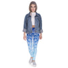 High Quality Women Legins Mandala Ombre Blue Printing Legging Fashion Casual High Waist Woman Leggings | Vimost Shop.