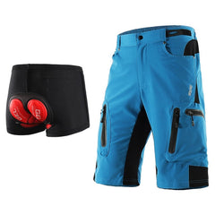 Men Outdoor Sports Cycling Shorts MTB Downhill Trousers Mountain Bike Bicycle Shorts Water Resistant Loose Fit