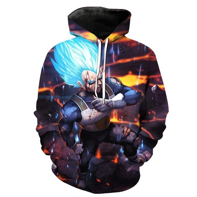 Dragon Ball Z Goku Anime 3D Print Hoodies Sweatshirts Harajuku Cartoon Hooded Women/Men long sleeve hip hop streetwear Clothes - Vimost Shop