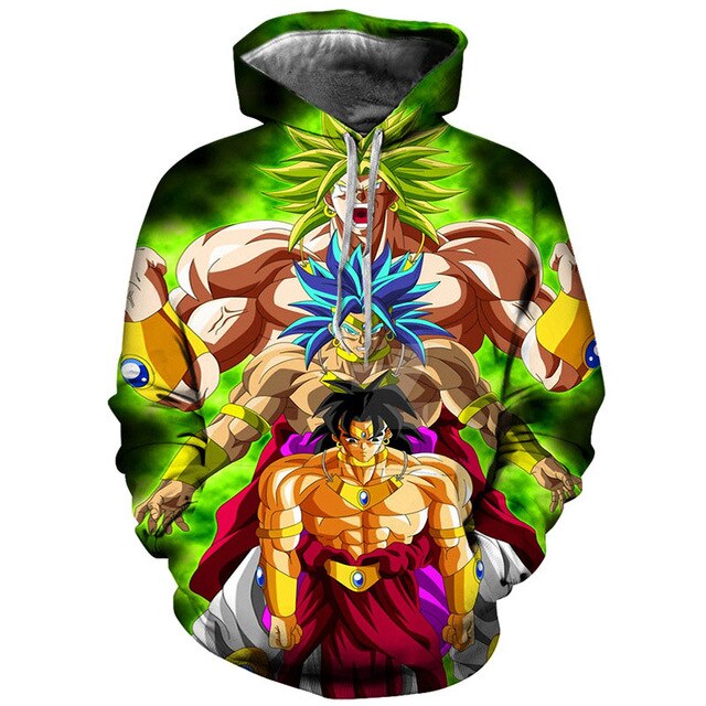 Dragon Ball Z Goku Anime 3D Print Hoodies Sweatshirts Harajuku Cartoon Hooded Women/Men long sleeve hip hop streetwear Clothes - Vimost Shop