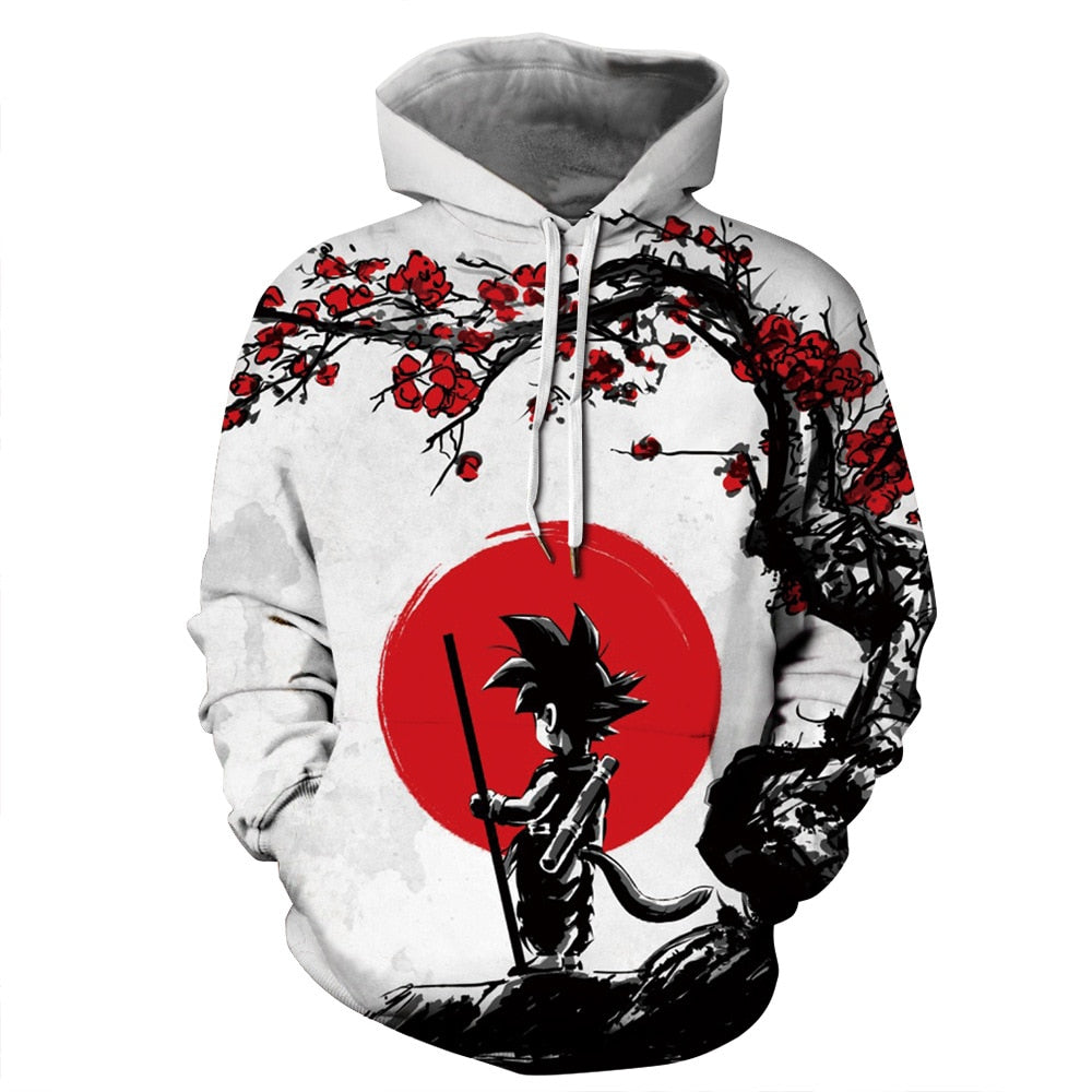 Dragon Ball Z Goku Anime 3D Print Hoodies Sweatshirts Harajuku Cartoon Hooded Women/Men long sleeve hip hop streetwear Clothes - Vimost Shop