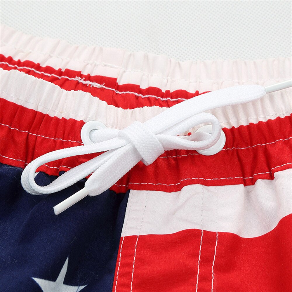 Women Clothes Short Skinny High Waist Sport Female Shorts Elastic Waist American Flag Striped Stars Short Pants | Vimost Shop.