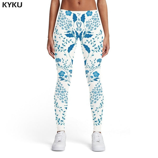 3d Print Dizziness Elastic Gothic Trousers Rainbow Spandex Womens Leggings Pants | Vimost Shop.