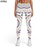 3d Print Dizziness Elastic Gothic Trousers Rainbow Spandex Womens Leggings Pants | Vimost Shop.