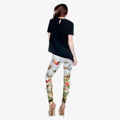 High Quality Birds of Paradise 3D Printing Women Legging Casual Pants Trousers Elasticity Leggings | Vimost Shop.