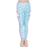 Fashion Design Women Legins Unicorn Stars Printing Cozy Legging Woman High Waist Casual Leggings | Vimost Shop.