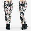Fashion Flowers Printing Legging Punk Women Legins Stretchy Trousers Casual Women Pants Leggings | Vimost Shop.