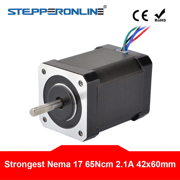 Nema 17 Stepper Motor 65Ncm(92oz.in) 60mm 2.1A 4-lead Nema17 Motor 42BYGH Stepper for 3D Printer CNC XYZ Motor | Vimost Shop.