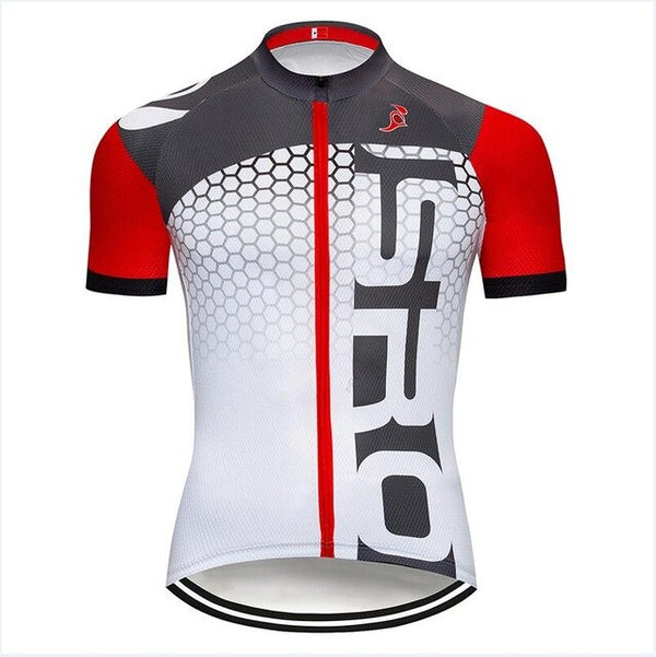 Red PRO TEAM cycling jersey Ropa Ciclismo 9D Gel Pad | Vimost Shop.