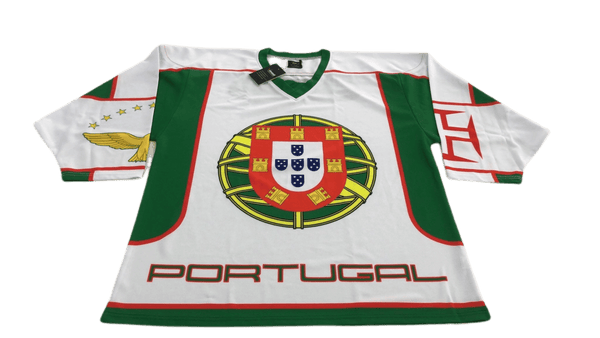 SUBLIMATED PORTUGAL TEAM DESIGN HOCKEY JERSEY PORTUGAL MADEIRA AZORES